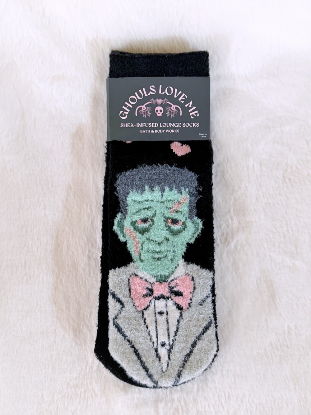 GHOULS LOVE ME FRANKENSTEIN Shea Infused Lounge Socks  - Bath & Body Works